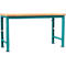 Établi Profi Spezial Manuflex, plateau de table en multiplex, 1750 x 700 mm, turquoise