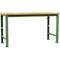Établi Profi Spezial Manuflex, plateau de table en multiplex, 1750 x 700 mm, vert réséda