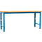 Établi Profi Spezial Manuflex, plateau de table en multiplex, 2000 x 700 mm, bleu clair