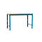 Établi Profi Spezial Manuflex, plateau de table en plastique, 1500 x 700 mm, bleu clair