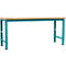 Établi Profi Spezial Manuflex, plateau de table en plastique, 2000 x 700 mm, turquoise