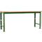 Établi Profi Spezial Manuflex, plateau de table en plastique, 2000 x 700 mm, vert réséda