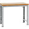 Établi Profi Standard Manuflex, plateau de table en multiplex l. 1250 x P 700, alu argent