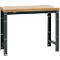 Établi Profi Standard Manuflex, plateau de table en multiplex l. 1250 x P 700, anthracite