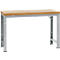 Établi Profi Standard Manuflex, plateau de table en multiplex l. 1500 x P 700, alu argent