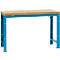 Établi Profi Standard Manuflex, plateau de table en multiplex l. 1500 x P 700, bleu clair