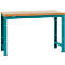 Établi Profi Standard Manuflex, plateau de table en multiplex l. 1500 x P 700, turquoise