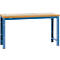 Établi Profi Standard Manuflex, Plateau de table en multiplex l. 1750 x P 700, bleu brillant