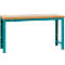 Établi Profi Standard Manuflex, Plateau de table en multiplex l. 1750 x P 700, turquoise
