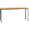 Établi Profi Standard Manuflex, Plateau de table en multiplex l. 2000 x P 700, alu argent