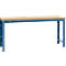 Établi Profi Standard Manuflex, Plateau de table en multiplex l. 2000 x P 700, bleu brillant