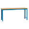 Établi Profi Standard Manuflex, Plateau de table en multiplex l. 2000 x P 700, bleu clair
