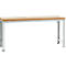Établi Profi Standard Manuflex, Plateau de table en multiplex l. 2000 x P 700, gris clair