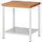Établi série 8000, fixe, tablette en tôle d'acier, l. 750 x P 700 x H 840 – 1040 mm