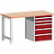Établi W-1577/11-2.34, rouge pourpre RAL 3004
