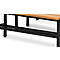 Étagère à chaussures, pour banc, L 995 x P 200 mm (livré sans banc)