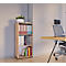 Étagère à dossiers Ulas, 3 hauteurs de classeurs, 2 tablettes, pour env. 18 classeurs, L 490 x P 320 x H 1080 mm, bois, chêne miel