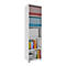 Étagère à dossiers Ulas, 5 hauteurs de classeurs, 4 tablettes, pour env. 30 classeurs, L 490 x P 320 x H 1780 mm, bois, blanc