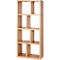 Étagère Berlin, panneau alvéolaire, placage de chêne, L 700 x P 340 x H 1590 mm