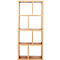 Étagère Berlin, panneau alvéolaire, placage de chêne, L 700 x P 340 x H 1590 mm