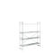 Etagère de base, acier inoxydable, étagères fermées, L 1500 x P 400 mm