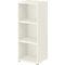 Etagère de bureau TEMPIO, en bois, 3 compartiments, 3 OH, L 400 x P 340 x H 1070 mm, blanc