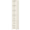 Etagère de bureau TEMPIO, en bois, 6 compartiments, 6 OH, L 400 x P 340 x H 2130 mm, blanc