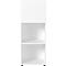 Etagère de séparation Porto, 1 grand compartiment, 4 petits compartiments, L 800 x P 460 x H 1200 mm, blanc