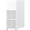 Etagère de séparation Porto, 1 grand compartiment, 4 petits compartiments, L 800 x P 460 x H 1200 mm, blanc