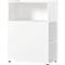 Etagère de séparation Porto, 1 grand compartiment, 4 petits compartiments, L 800 x P 460 x H 1200 mm, blanc