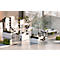 Etagère de séparation Porto, 1 grand compartiment, 4 petits compartiments, L 800 x P 460 x H 1200 mm, blanc