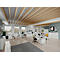 Etagère de séparation Porto, 1 grand compartiment, 4 petits compartiments, L 800 x P 460 x H 1200 mm, blanc