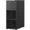 Etagère de séparation Porto, 1 grand compartiment, 4 petits compartiments, L 800 x P 460 x H 1200 mm, graphite