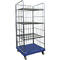 Étagère mobile, H 1800 x l. 815 x P 724 mm, bleu RAL 5010