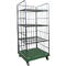 Étagère mobile, H 1800 x l. 815 x P 724 mm, vert RAL 6024