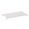Étagère pour rayonnage universel - l. 1000 x P 400 mm - capacité de charge par étagère 125 kg - laqué époxy - gris clair RAL 7035