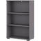 Etagère Profi 2.0, en bois, 3 OH, 2 étagères, 4 pieds en plastique, L 800 x P 400 x H 1230 mm, graphite