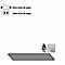 Plateau de table gris avec dimensions et indication de poids 75 kg. Code couleur droit RAL 7035.