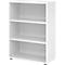 Étagères Breno, 3 HC, 28 kg par étagère, L 800 x P 400 x H 1100 mm, panneau de particules, blanc