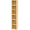 Étagères Breno, 6 HC, 28 kg par étagère, L 400 x P 400 x H 2156 mm, panneau de particules, érable