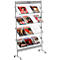 Étagères pour prospectus ecoline, 16 x format A4