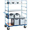 Etagewagen, 3 verz. legborden, L 1200 x 800 mm