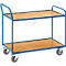 Etagewagen, gebogen duwbeugel, 2 etages