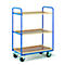 Etagewagen met 3 legborden, 775 x 475 mm