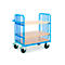 Etagewagen met duwbeugel, 1000 x 700 mm, met verstelbare indeling van legborden