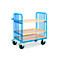 Etagewagen met duwbeugel, 1175 x 775 mm, met verstelbare indeling van legborden