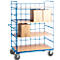Etagewagen met rooster, 3 etages, L 1200 x B 800 mm