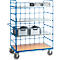 Etagewagen met rooster, 3 verz. legborden, L 1200 x 800 mm