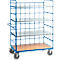 Etagewagen met rooster, 3 verz. legborden, L 1200 x 800 mm