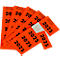 Etiketten '2025', zelfklevend, B 60 x H 28 mm, rood, 100 st.